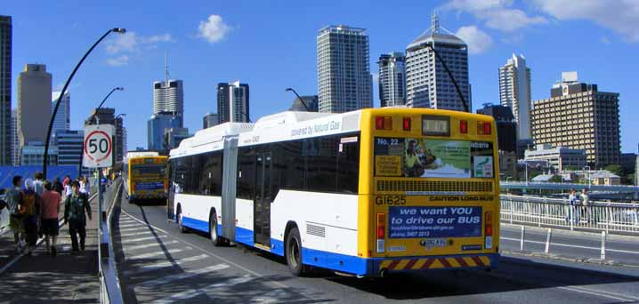 Brisbane Transport MAN NG313F articulated bus G1625
